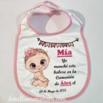 Babero personalizado Comunión niña