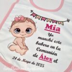 Babero personalizado Comunión niña - Imagen 2