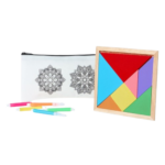 Estuche mandala y tangram