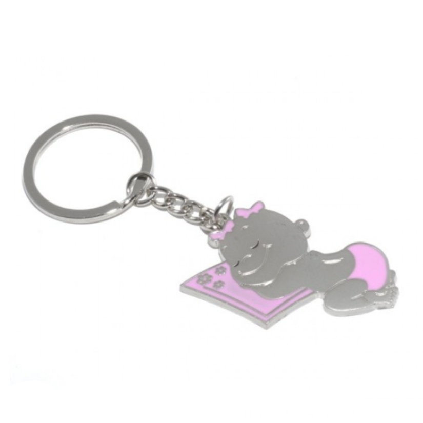Llavero bebé dormilón rosa Llavero bebé dormilón rosa - Imagen 1