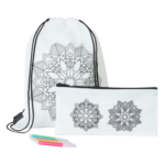 Mochila y estuche mandala
