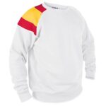 Sudadera bandera España blanco - Imagen 2