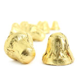 Campanas chocolate oro