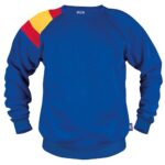 Sudadera bandera España hombro azul