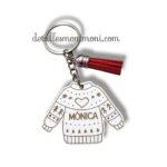 Llavero Navideño Personalizado de Madera 🎄✨ - Imagen 2