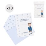 Invitaciones Comunión niño Pack10