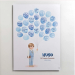 Lámina de firmas niño chaleco y biblia - Imagen 2